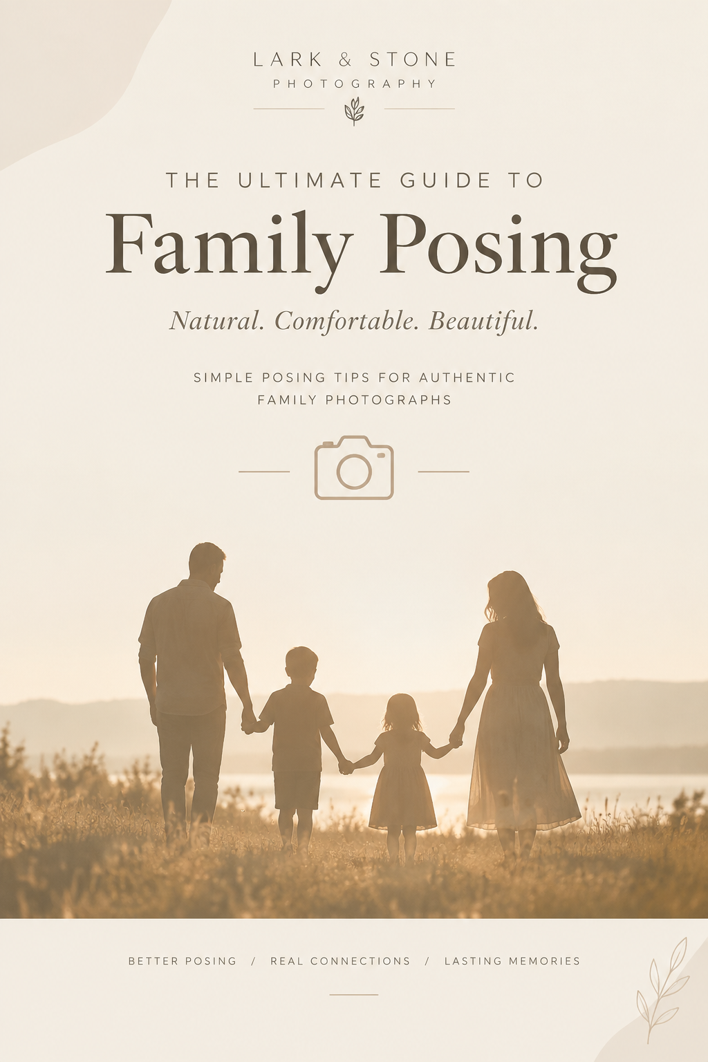 Family Session Checklist & Posing Ideas PDF guide cover